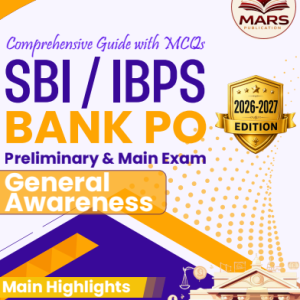 SBI/IBPS Bank PO General Awareness (Preliminary & Main Exam) – 2026-2027 Edition